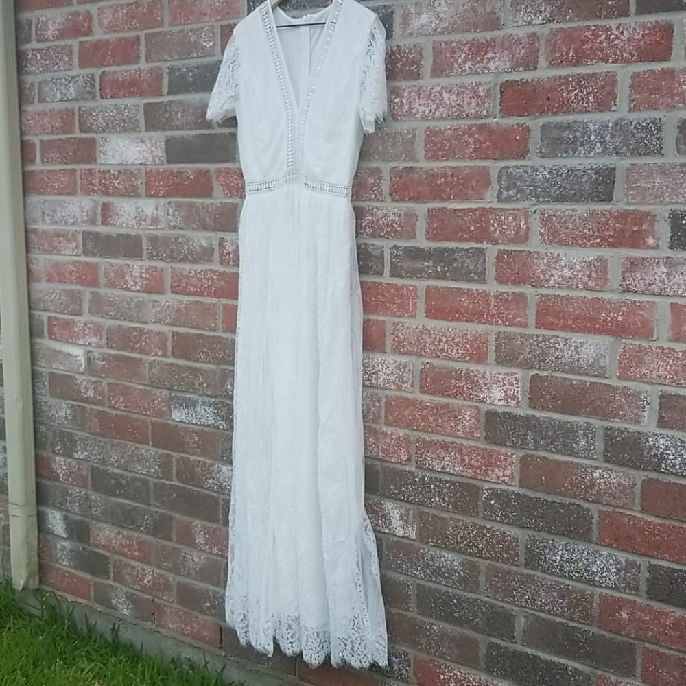 Boho Style Bridal Dress Size M
